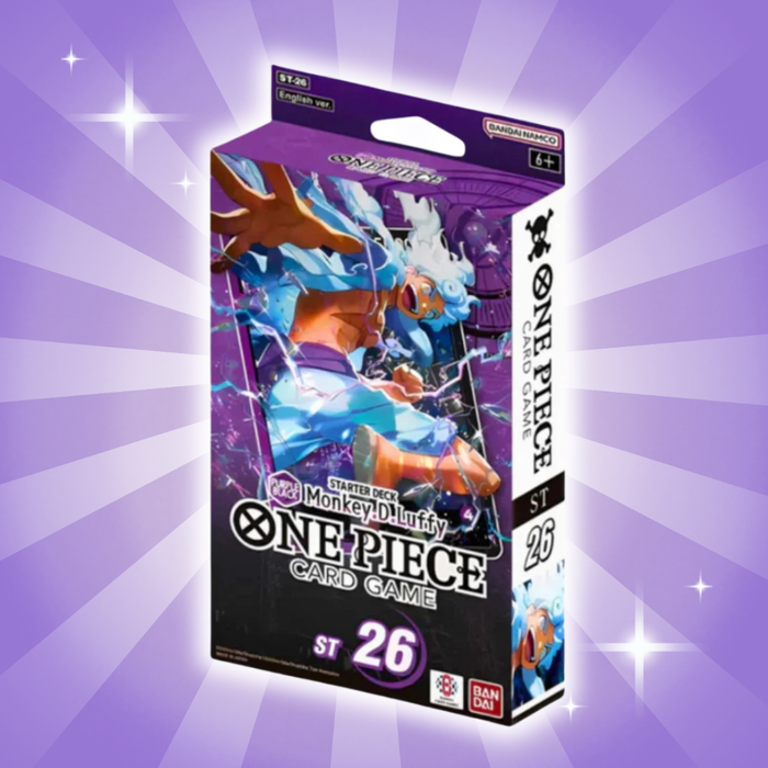 One Piece Card Game – Starter Deck Purple/Black Monkey D. Luffy (ST26) | Englisch