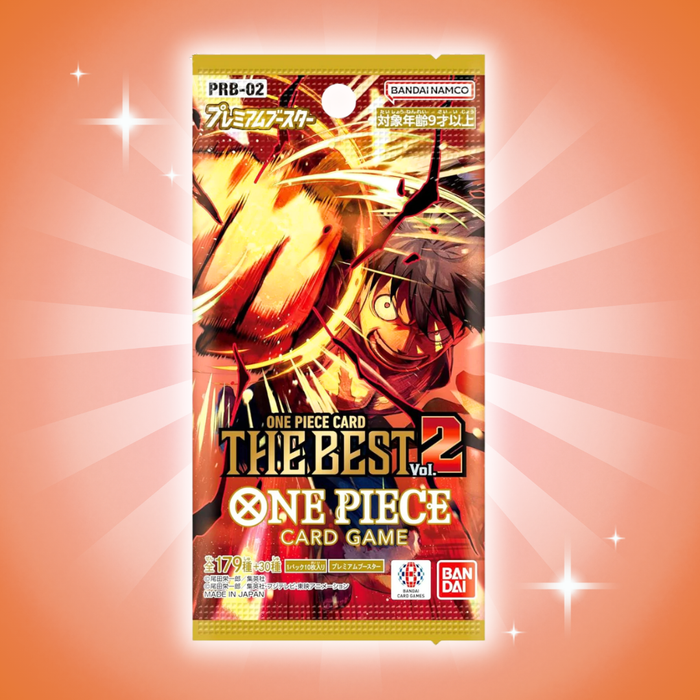 2x One Piece The Best PRB-02 Booster | Japanische Version | je 6 Karten | TCG