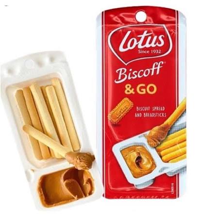 Lotus Biscoff & Go – Grissini mit cremigem Lotus Biscoff Aufstrich 45 g