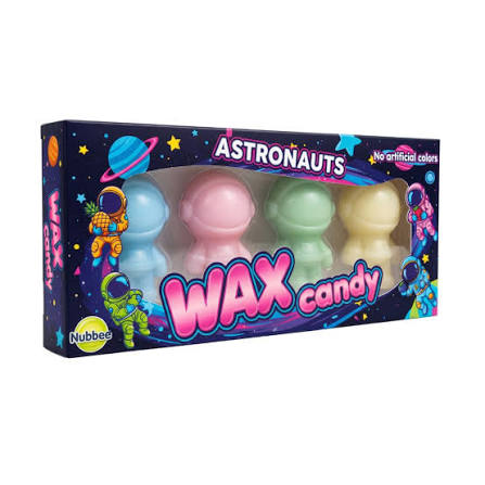 Nubbee Astronauts Wax Candy Fruity – Flüssige Süßigkeit mit Fruchtfüllung 24 g