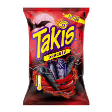 Takis Dark Dracula Limited Edition – Gerollte Maissnacks mit Teriyaki-Geschmack 100 g