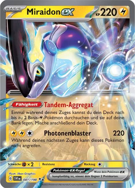 Pokémon TCG Miraidon-ex Liga-Kampfdeck – Deutsch