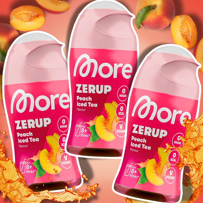 3x MORE Zerup Zero Sirup 65 ml – Zuckerfreier Getränkesirup, verschiedene Geschmacksrichtungen zur Auswahl