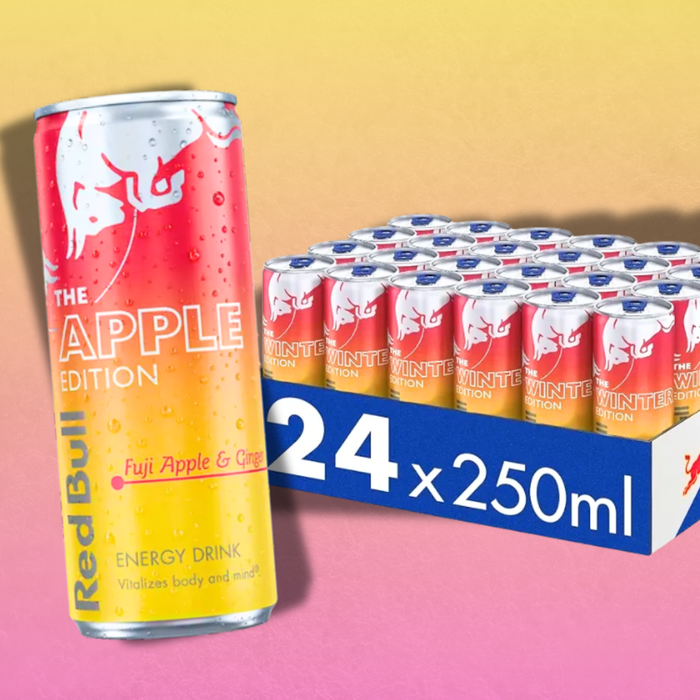 24× Red Bull Winter Edition Fuji-Apfel & Ingwer – Energy Drink – 24×250 ml