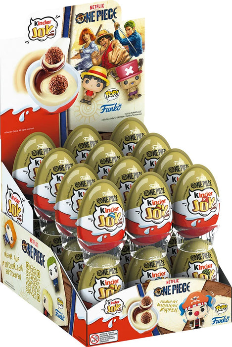 Kinder Joy One Piece Funko Pop Display Edition 2026 –  24x Überraschungsei mit Sammelfigur [20g×24]
