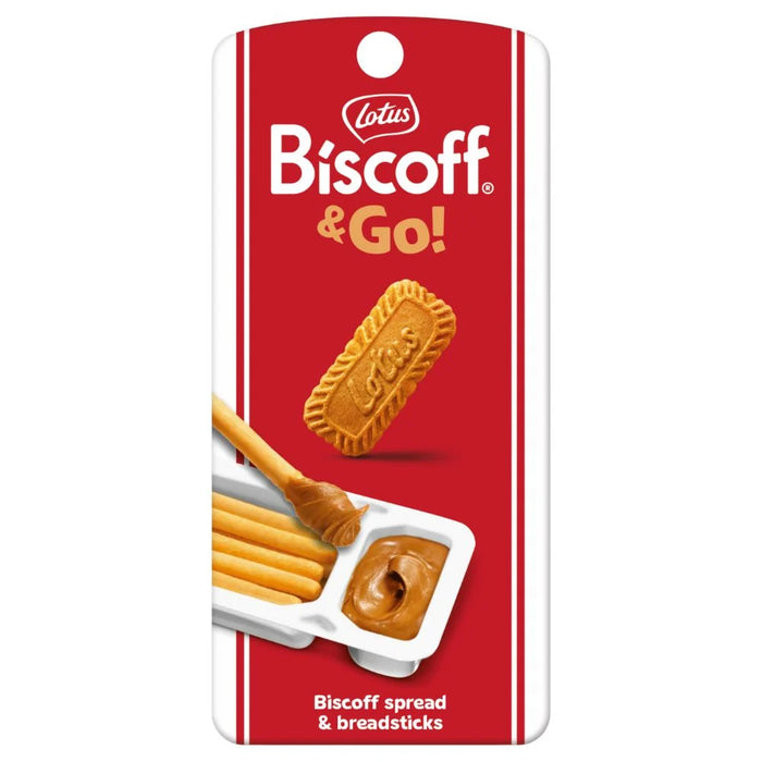 Lotus Biscoff & Go – Grissini mit cremigem Lotus Biscoff Aufstrich 45 g