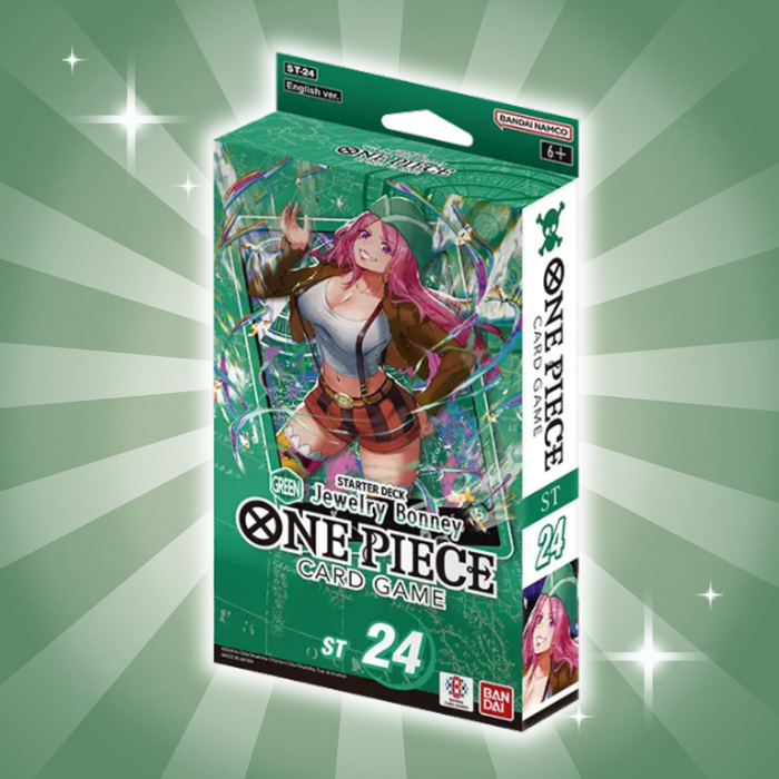 One Piece Card Game – Starter Deck Green Jewelry Bonney (ST24) | Englisch