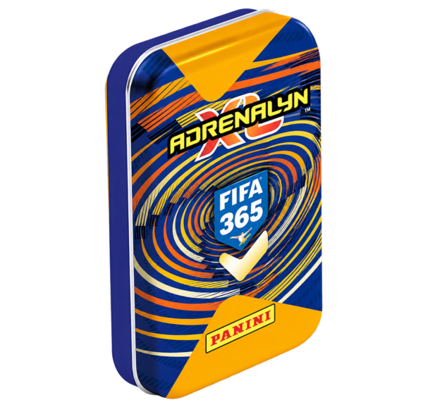 Panini FIFA 365 Adrenalyn XL 2026/2027 zufällige Classic Tin – Fußball Sammelkarten Box mit 10 Boostern und 6 Limited Edition Karten