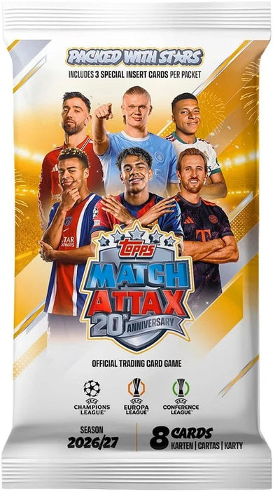 Topps UEFA Club Competitions Match Attax 2026/2027 – 36er Display mit Hero Pack