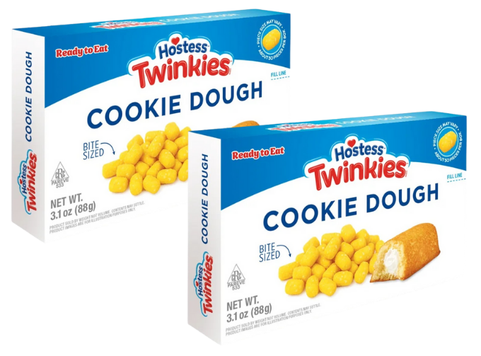 2× Hostess Twinkies Cookie Dough – 2×88g – Amerikanischer Snackklassiker