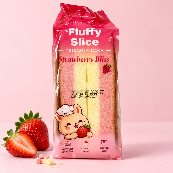 Fluffy Slice Triangle Cake – 4 köstliche Sorten