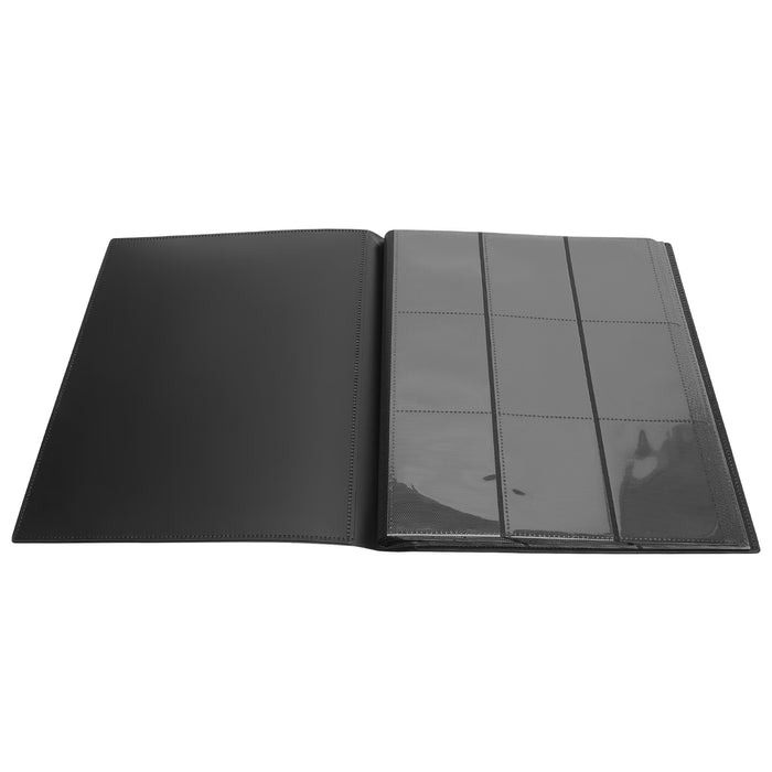 Ultra Pro 9-Pocket Portfolio Toploader PRO-Binder – Schwarze  [180  Karten]