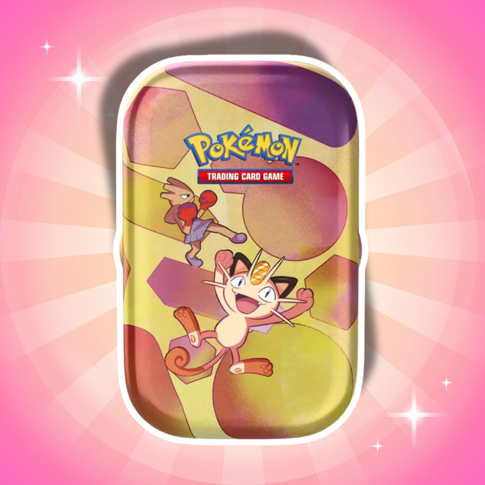 1x Pokémon Karmesin & Purpur 151 Mini Tin Englisch  – Zufälliges Design