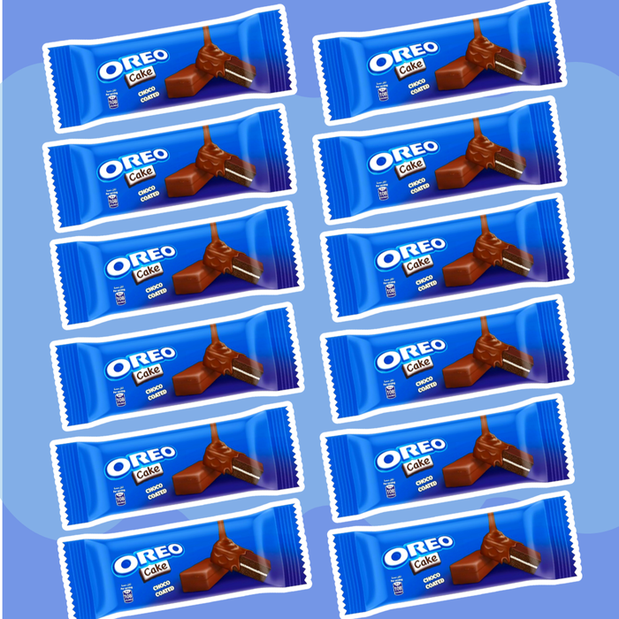 Oreo Choco Coated Soft Cake – 12 x 24g | Weicher Kakaokuchen mit Vanillefüllung & Schokoglasur