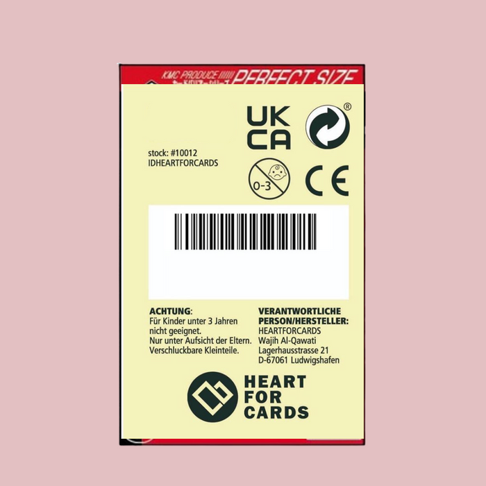 1x KMC Standard Sleeves – Perfect Size (100 Sleeves) – Standard Sleeves für Sammelkarten & TCG