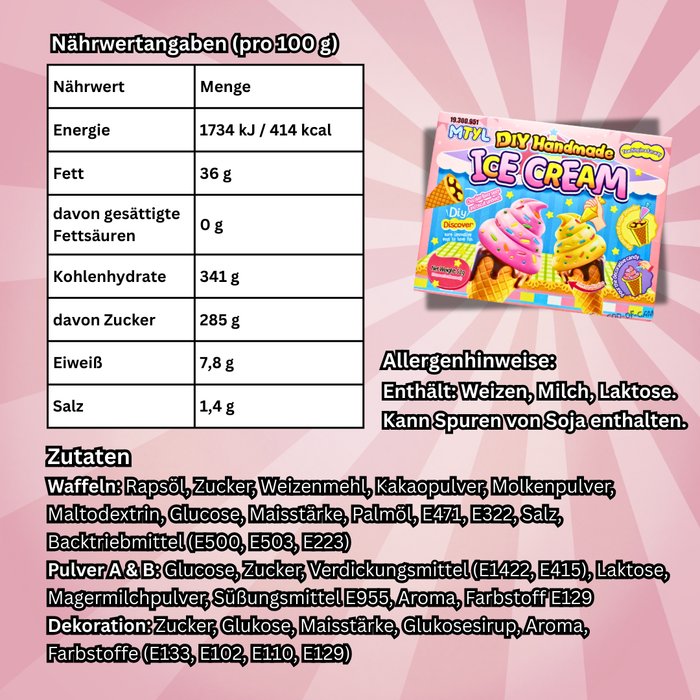 MTYL DIY Handmade Ice Cream 52 g – Eis zum Selbermachen