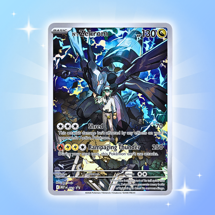1x Ns Zekrom (MEP 031) | MEP Black Star Promos | Sealed | Englisch | Pokémon TCG